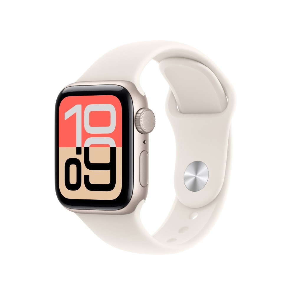 Apple Watch SE (3rd Gen) GPS 40mm Starlight Aluminium with Sport Band S/M Apple Watch SE (3rd Gen) GPS 40mm Starlight Aluminium with Sport Band S/M