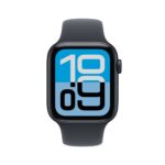 Apple Watch SE (3rd Gen) GPS 44mm Midnight Aluminium Case, M/L Midnight Sport Band, OLED Retina Display, watchOS 11, S10 Processor, 64GB Storage, Water Resistant 50m