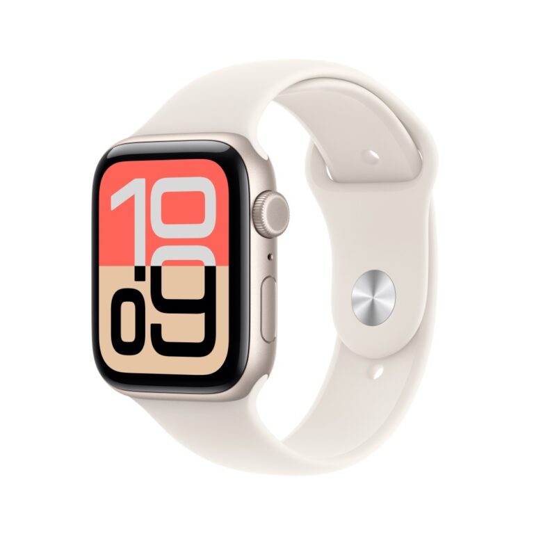 Apple Watch SE (3rd Gen) GPS + Cellular 44mm Starlight Aluminium Case, S/M Band, 64GB