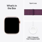 Apple Watch Series 10 42mm GPS Rose Gold Plum Sport Loop