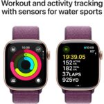 Apple Watch Series 10 42mm GPS Rose Gold Plum Sport Loop