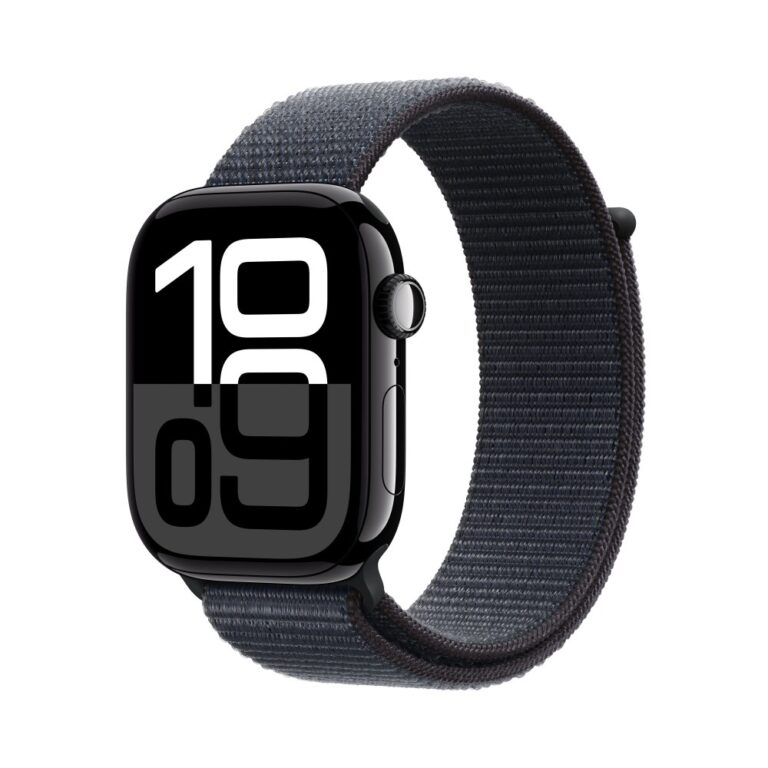 Apple Watch Series 10 GPS 46mm Jet Black Aluminium with Ink Sport Loop