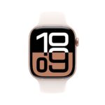 Apple Watch Series 10 GPS 46mm Rose Gold Aluminium with Light Blush Sport Band