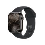 Apple Watch Series 10 GPS + Cellular 42mm Slate Titanium Black Sport Band