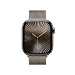 Apple Watch Series 10 GPS + Cellular 42mm Titanium Milanese Loop