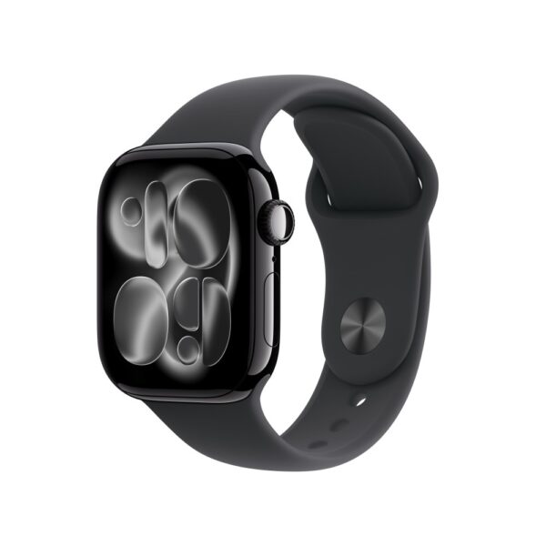 Apple Watch Series 11 GPS 42mm Jet Black Aluminium with Black Sport Band