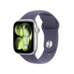 Apple Watch Series 11 GPS + Cellular 42mm Silver Aluminium with Purple Fog Sport Band S/M