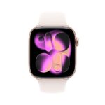 Apple Watch Series 11 GPS + Cellular 46mm Rose Gold with Light Blush Band