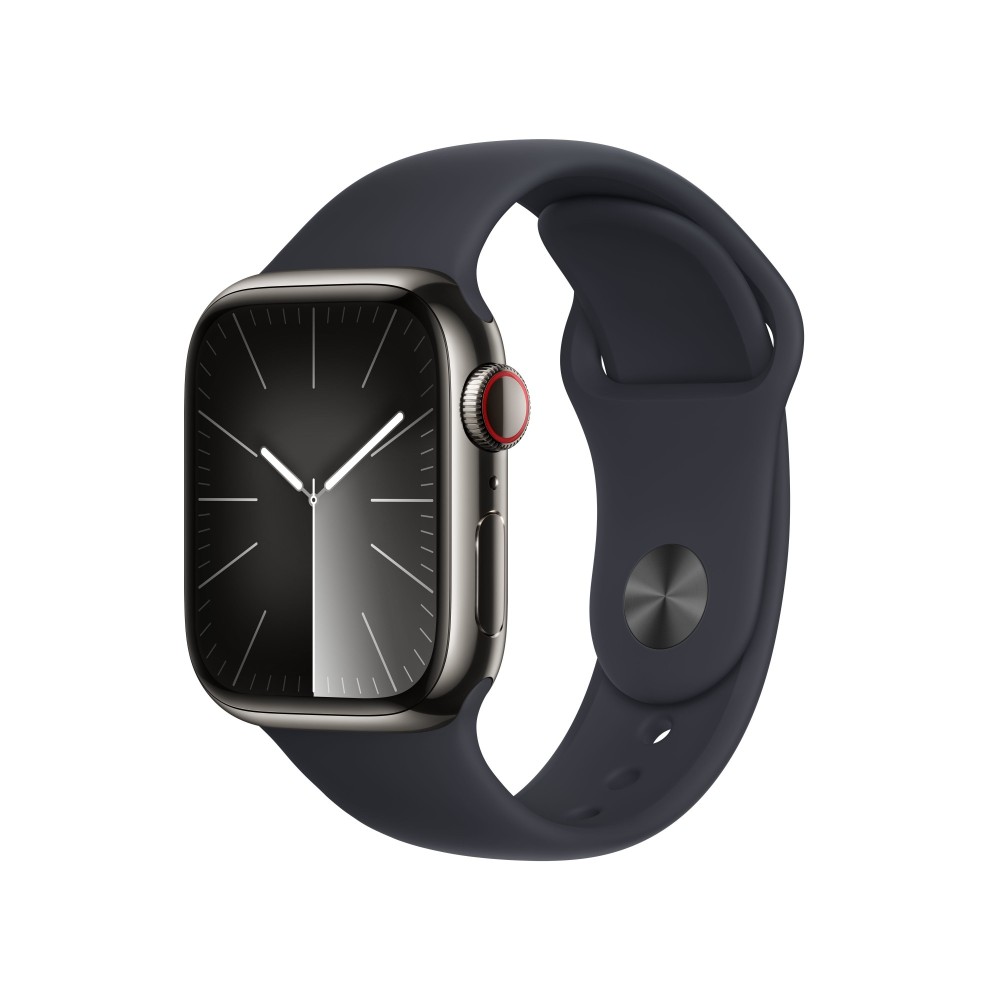 Apple Watch Series 9 GPS + Cellular 41mm Graphite w/ Midnight Band
