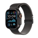 Apple Watch Ultra 2 GPS + Cellular 49mm Black Titanium Milanese Loop