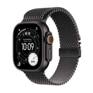Apple Watch Ultra 3 GPS + Cellular 49mm Black Titanium Milanese Loop