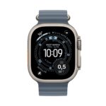 Apple Watch Ultra 3 GPS + Cellular 49mm Natural Titanium with Anchor Blue Ocean Band