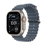 Apple Watch Ultra 3 GPS + Cellular 49mm Natural Titanium with Anchor Blue Ocean Band