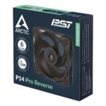 ARCTIC Freezer P14 Pro Reverse 140mm A-RGB PWM Fluid Dynamic Bearing Fan - Black