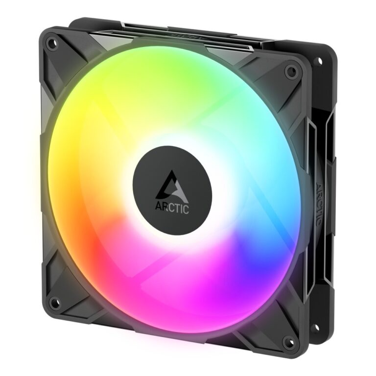 ARCTIC Freezer P14 Pro Reverse A-RGB 140mm PWM Fan, Fluid Dynamic Bearing, Multi-Colour LED