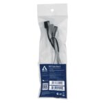 ARCTIC PST Cable Rev. 2, 4-pin PWM Male to 4x 4-pin PWM Fan Splitter, Black