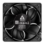 Arctic S12038-8K Server Fan 120 mm 8000 RPM Dual Ball Bearing 4-pin Black