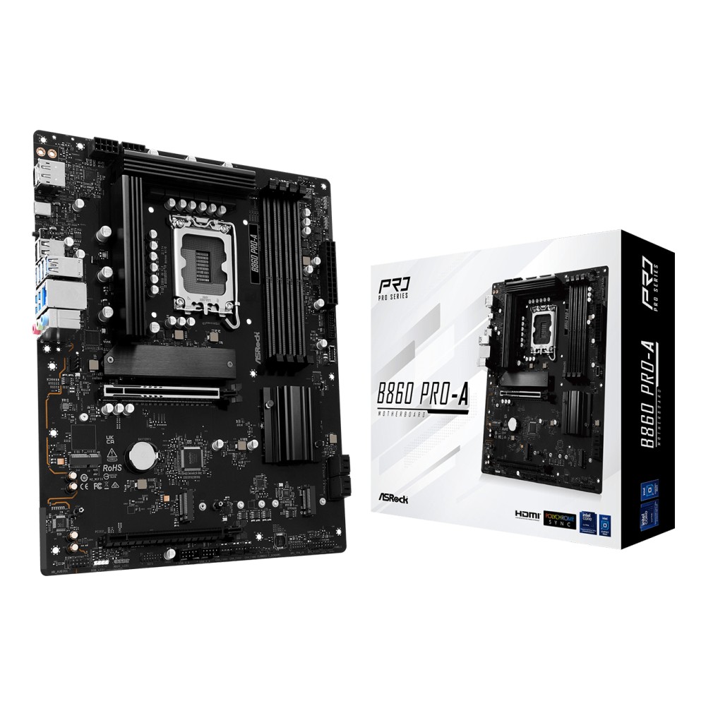 Asrock B860 Pro-A LGA 1851 ATX Motherboard Asrock B860 Pro-A LGA 1851 ATX Motherboard