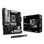 ASRock B860M LiveMixer WiFi Micro ATX Motherboard, LGA 1851, Intel B860, DDR5