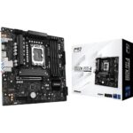 ASRock B860M Pro-A Micro-ATX Motherboard, LGA 1851, Intel B860, DDR5, Black
