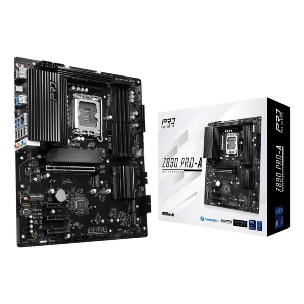 ASRock Z890 Pro-A Motherboard - LGA 1851, Intel Z890, ATX, DDR5