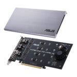 ASUS HYPER M.2 X16 CARD V2 PCIe 3.0 x 16 Adapter, 4x M.2 Slots, 128 Gbit/s Bandwidth