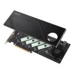 ASUS Hyper M.2 x16 Gen5 Card PCIe 5.0 x16 Internal M.2 NVMe SSD Expansion Card Black