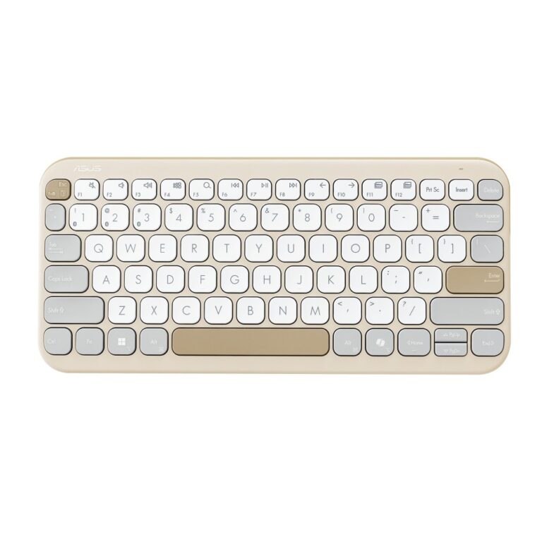 ASUS Marshmallow KW100 Bluetooth Keyboard - Beige