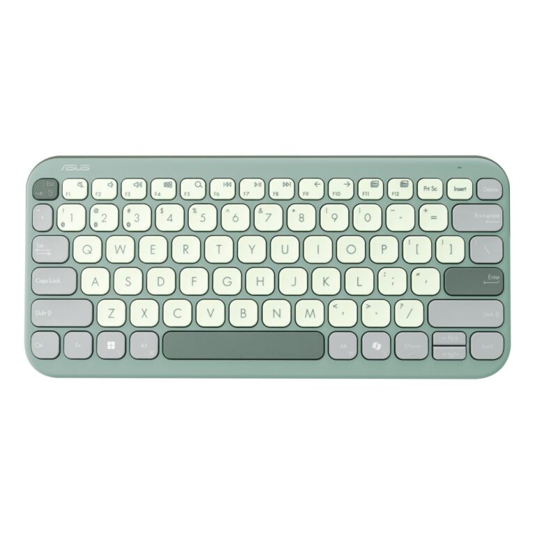 ASUS Marshmallow KW100 Wireless Keyboard Bluetooth Scissor Key Switch Green