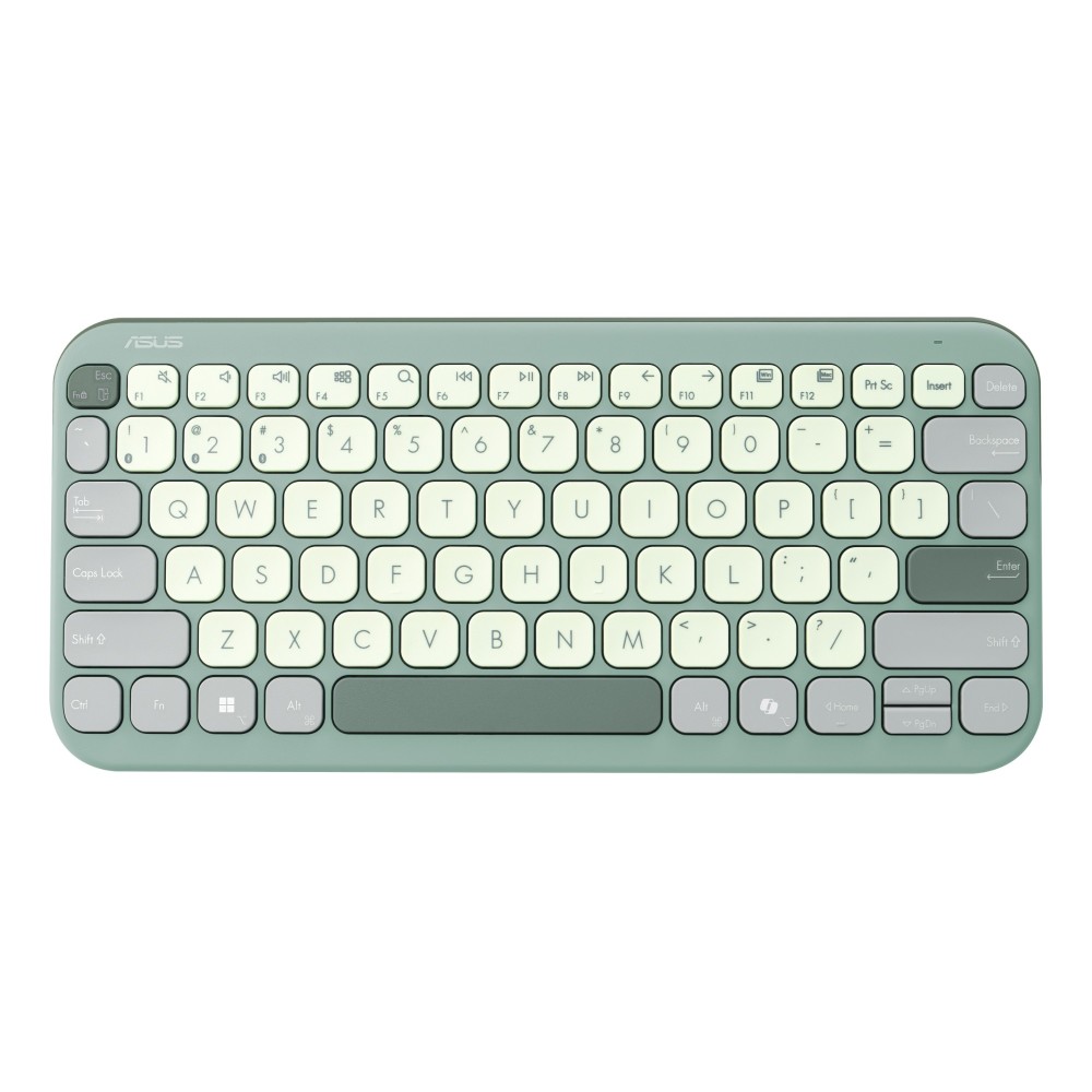 ASUS Marshmallow KW100 Wireless Keyboard Bluetooth Scissor Key Switch Green