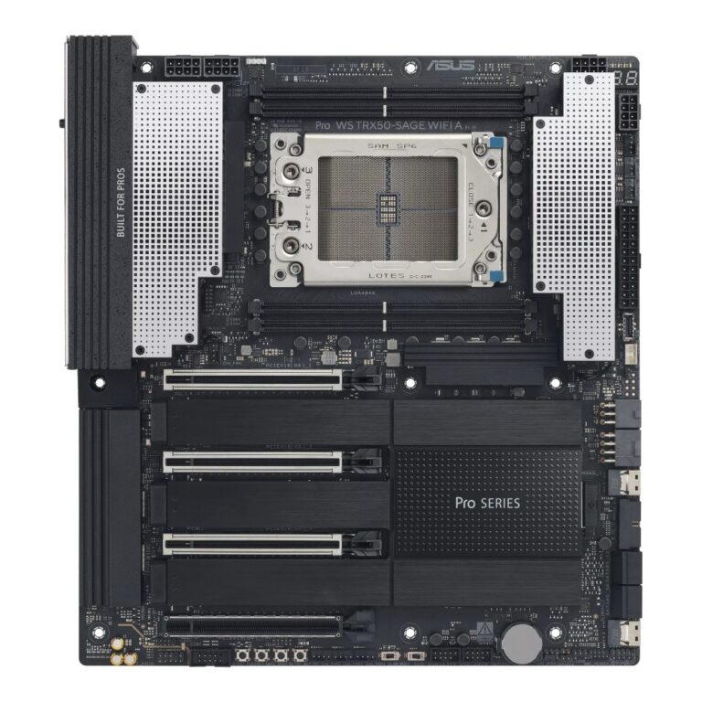 ASUS Pro WS TRX50-SAGE WIFI A Motherboard, AMD TRX50, Socket sTR5, CEB, DDR5, Wi-Fi 7