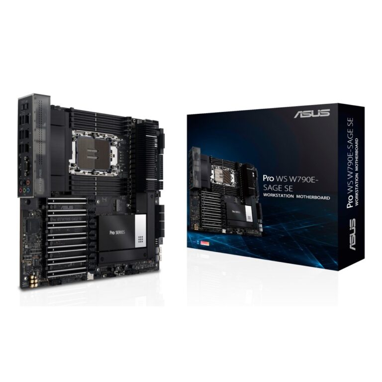 ASUS PRO WS W790E-SAGE SE EEB Workstation Motherboard - Intel W790, LGA 4677, DDR5