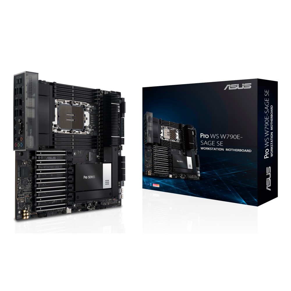 ASUS PRO WS W790E-SAGE SE EEB Workstation Motherboard - Intel W790, LGA 4677, DDR5 ASUS PRO WS W790E-SAGE SE EEB Workstation Motherboard - Intel W790, LGA 4677, DDR5