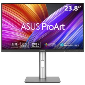 ASUS ProArt PA24ACRV Monitor 23.8" Quad HD IPS 75 Hz Black