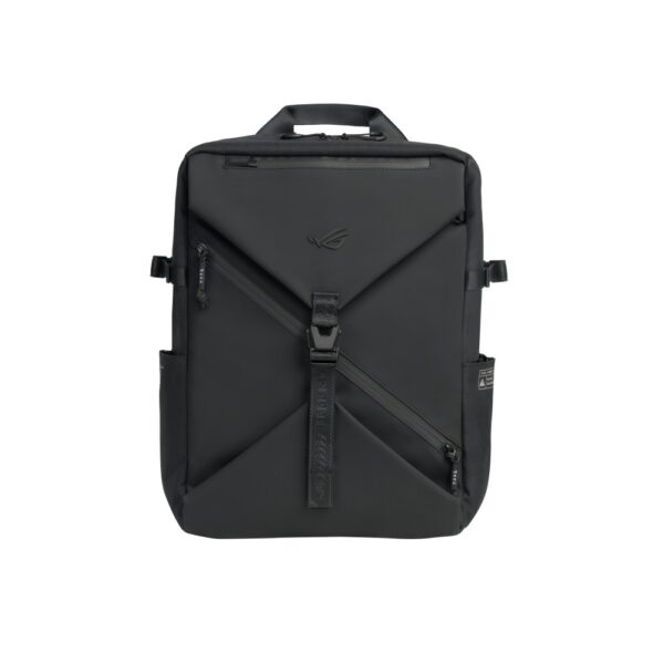 ASUS ROG Archer 16 BP2600 Backpack for 16-inch Notebooks, Water Repellent, Polyester and Leather, Black