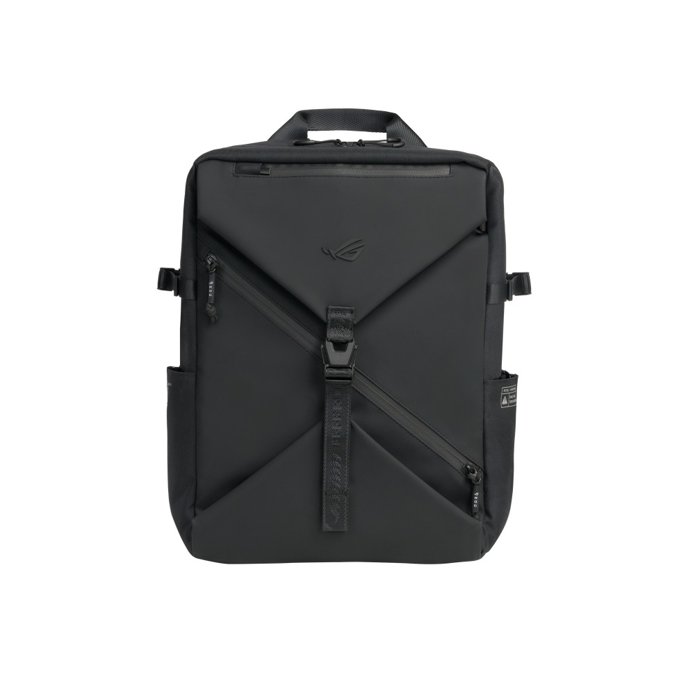 ASUS ROG Archer 16 BP2600 Backpack for 16-inch Notebooks, Water Repellent, Polyester and Leather, Black ASUS ROG Archer 16 BP2600 Backpack for 16-inch Notebooks, Water Repellent, Polyester and Leather, Black