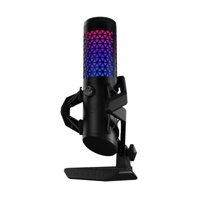 ASUS ROG Carnyx USB-C Cardioid Condenser Gaming Microphone with Noise Reduction - Black
