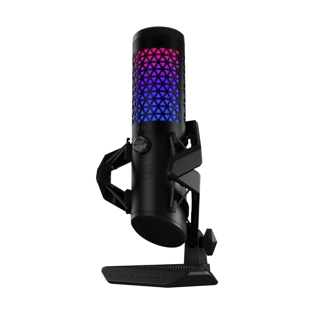 ASUS ROG Carnyx USB-C Cardioid Condenser Gaming Microphone with Noise Reduction - Black