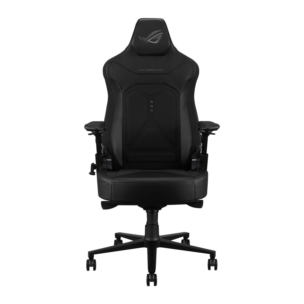 ASUS ROG Courser Core Universal Gaming Chair Black with 4D Armrests, Headrest, Lumbar Support