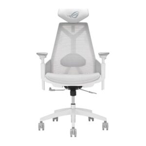 ASUS ROG Destrier Core Universal Gaming Chair White, Ergonomic, Mesh Back, Padded Seat