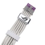 ASUS ROG Equalizer PCIe 16-pin to PCIe x16 (Gen 4.0) Video Card Power Cable 0.75m White