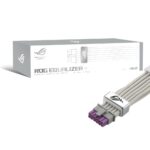ASUS ROG Equalizer PCIe 16-pin to PCIe x16 (Gen 4.0) Video Card Power Cable 0.75m White