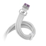 ASUS ROG Equalizer PCIe 16-pin to PCIe x16 (Gen 4.0) Video Card Power Cable 0.75m White