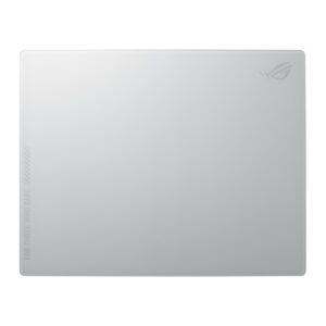 ASUS ROG Moonstone Ace L Gaming Mouse Pad White - Tempered Glass, Impact & Scratch Resistant