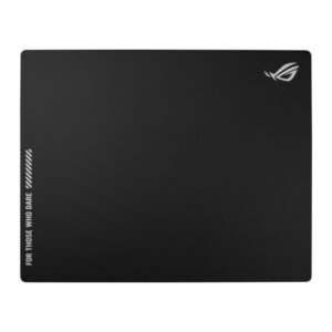ASUS ROG Moonstone Ace L Tempered Glass Gaming Mouse Pad Black L, 500x400x4mm