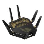 ASUS ROG Rapture GT-BE98 Wi-Fi 7 Quad-band 11529 Mbit/s 10 Gigabit Ethernet Router Black