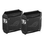 ASUS ROG Rapture GT6 Mesh Router Tri-band Wi-Fi 6 (802.11ax) 538.8 m² Black (2 pc)