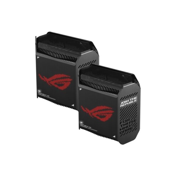 ASUS ROG Rapture GT6 Mesh Router Tri-band Wi-Fi 6 (802.11ax) 538.8 m² Black (2 pc)