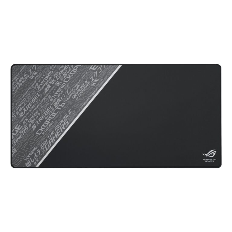 ASUS ROG Sheath BLK LTD Gaming Mouse Pad Black/Grey/White, 900x440x3mm, Non-Slip, Stitched Edges