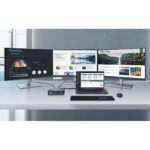 ASUS SimPro Dock 2 Wired Thunderbolt 3 Dock Black/Blue with HDMI 2.0, DisplayPort 1.4, Ethernet